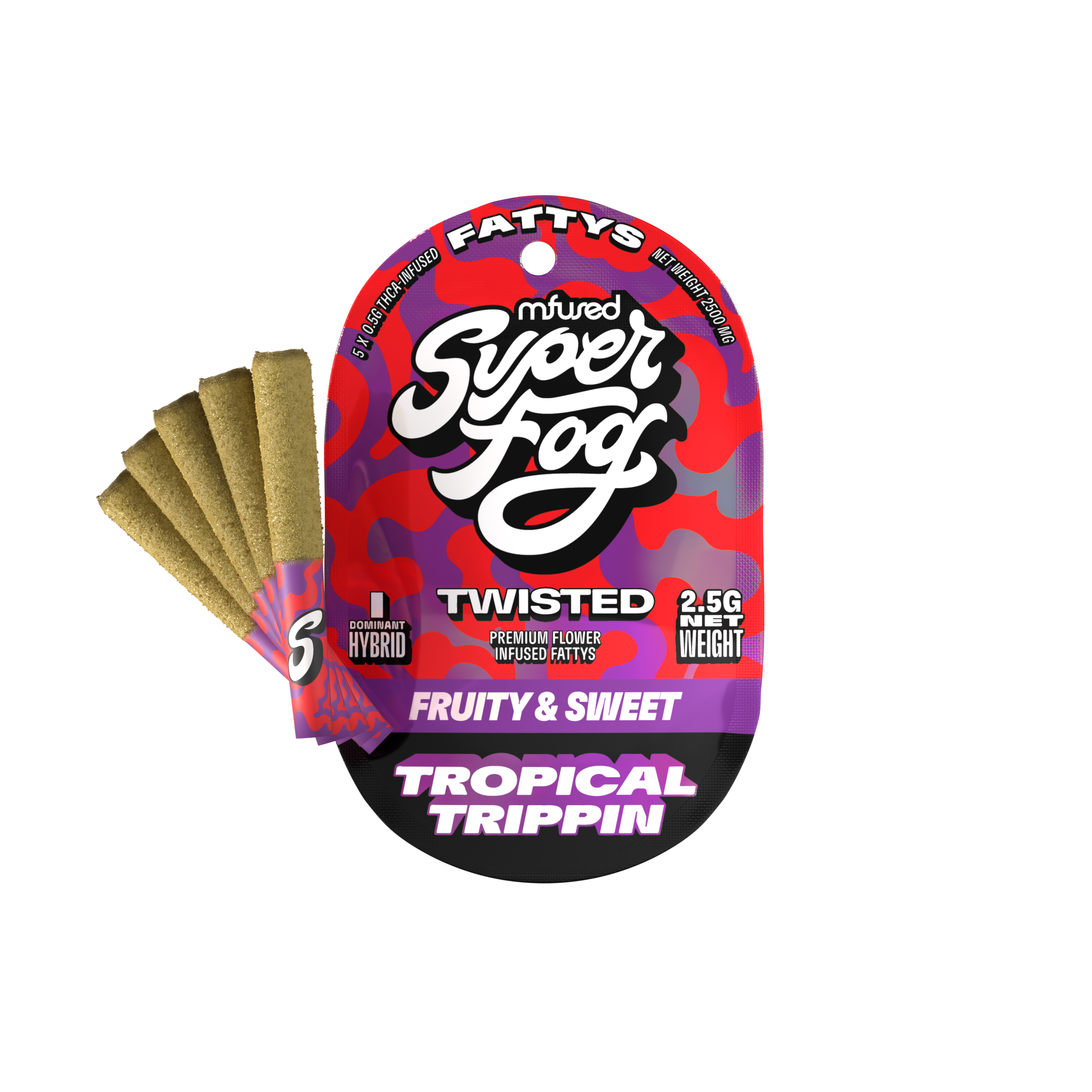 Mfused Twisted Tropical Trippin 2g Pre Rolls Mfused Twisted Tropical Trippin 2g Pre Rolls