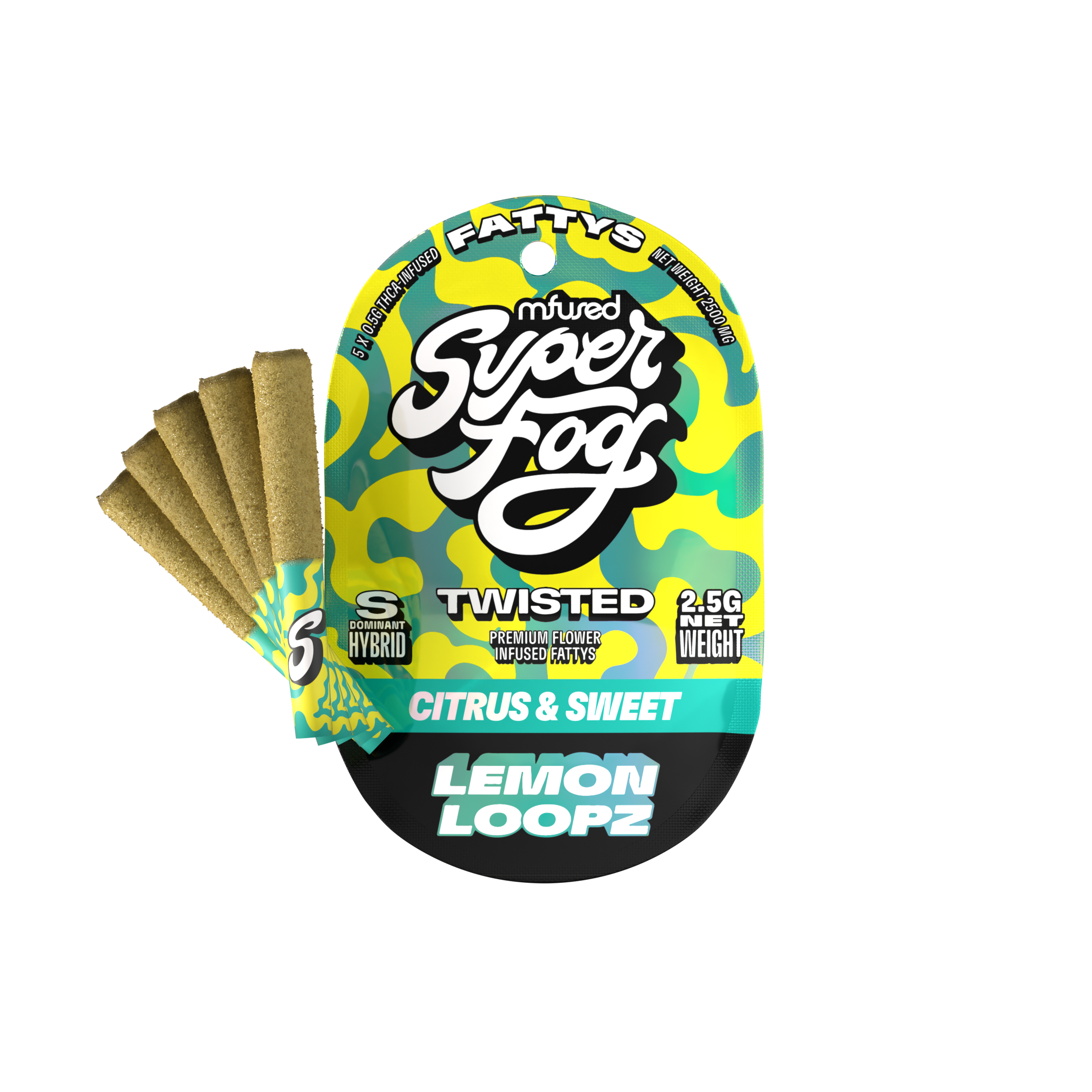 MFUSED Twisted Lemon Loopz 2.5g Pre Roll MFUSED Twisted Lemon Loopz 2.5g Pre Roll